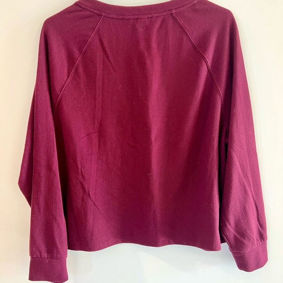 Victoria's Secret Burgundy Pajama Lounge Set Small - Picture 4 of 6